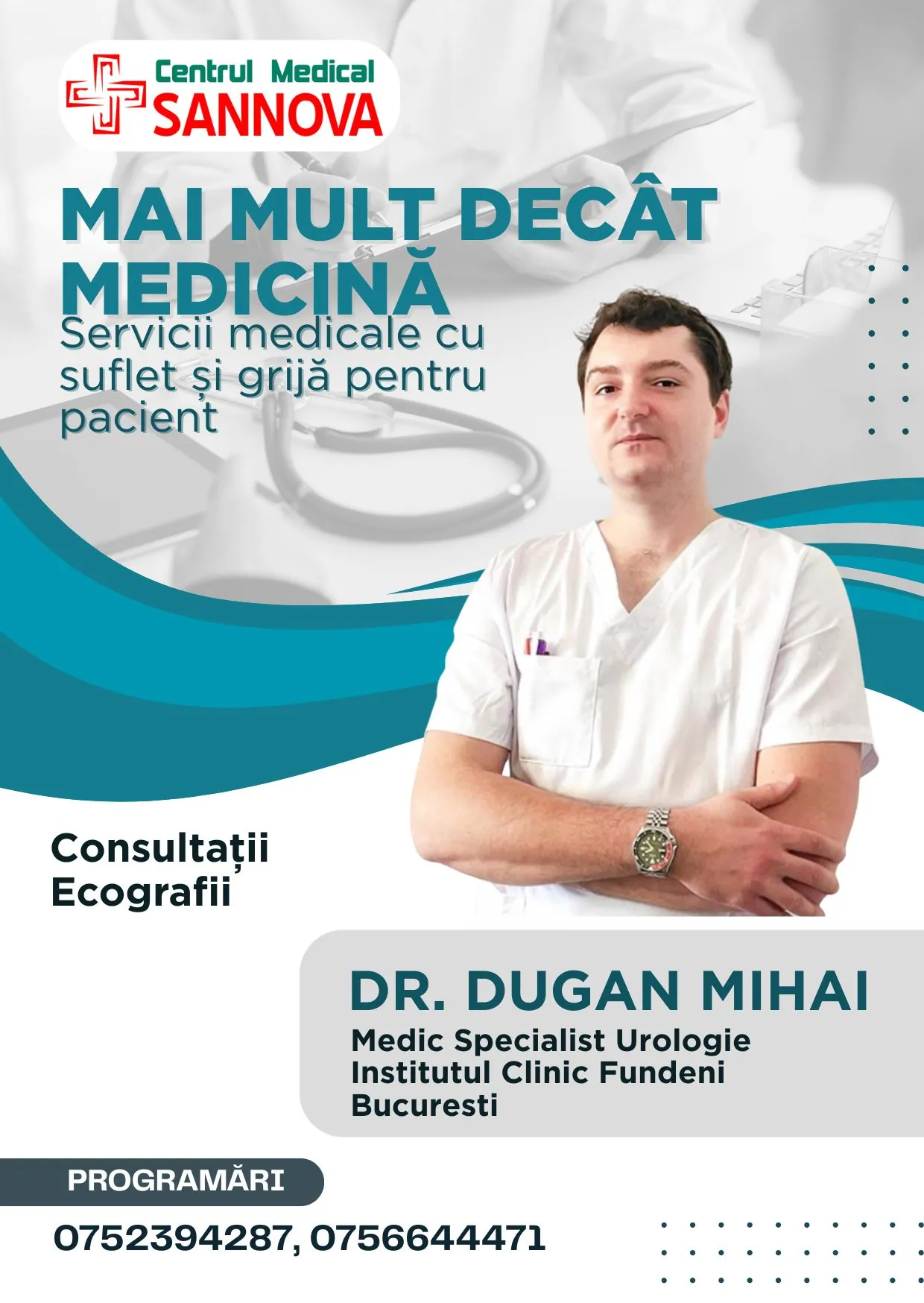 Portret — Dr. MIHAI DUGAN