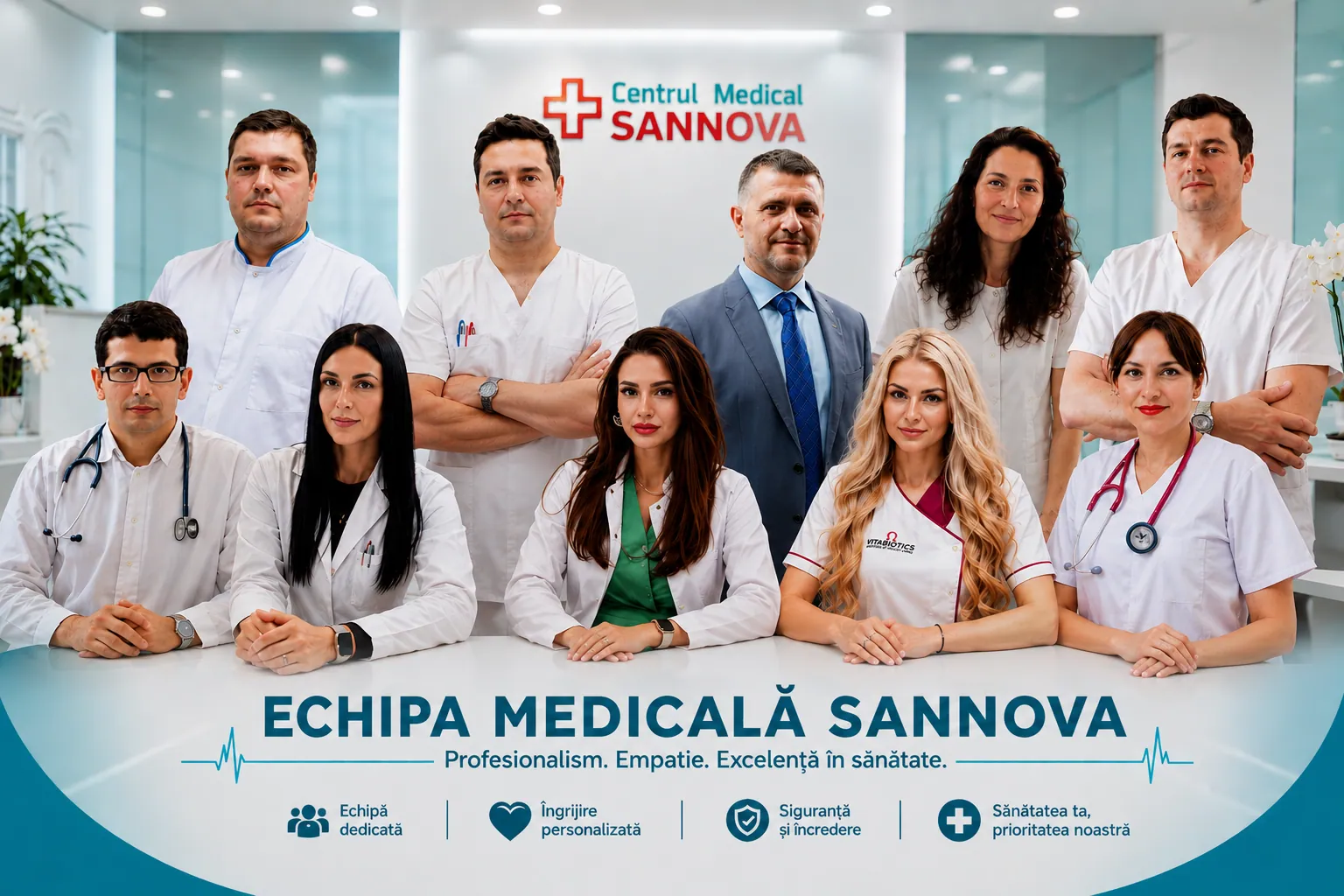 Echipa medicală Centrul Medical SANNOVA Galați