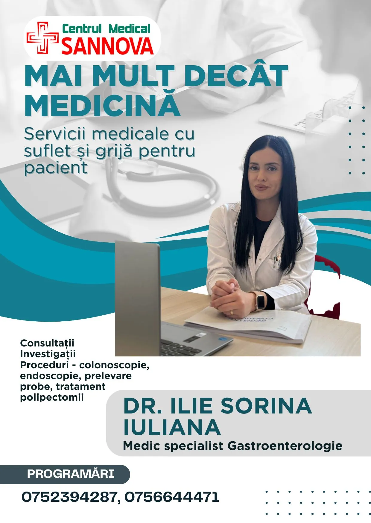 Portret — Dr. SORINA IULIANA ILIE