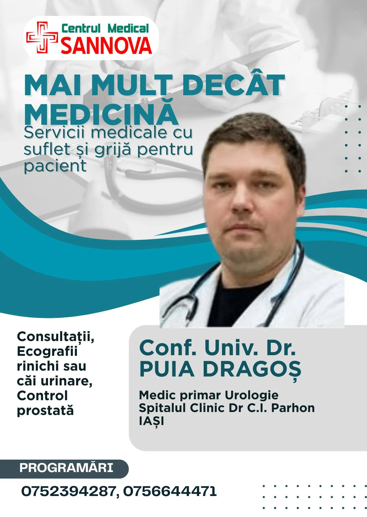 Portret — Dr. DRAGOS PUIA