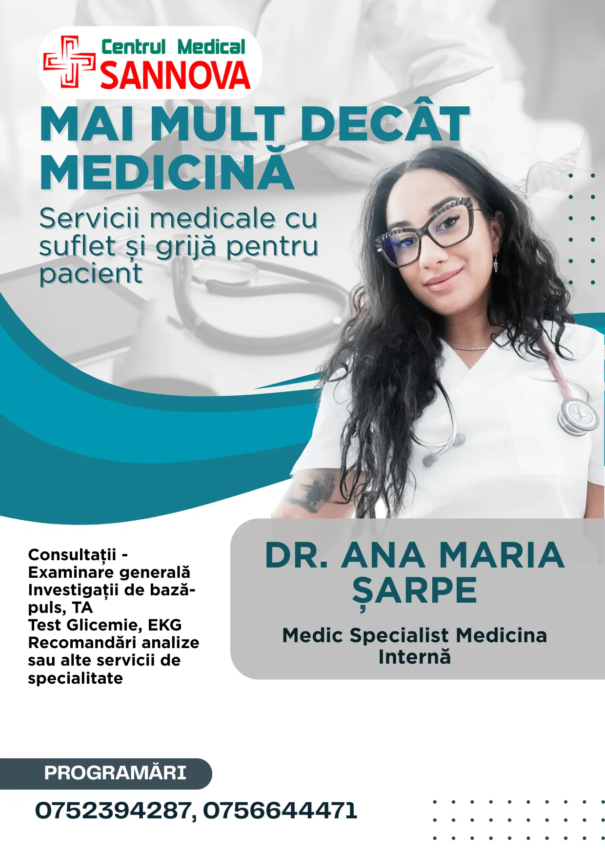 Portret — Dr. ANA MARIA ȘARPE